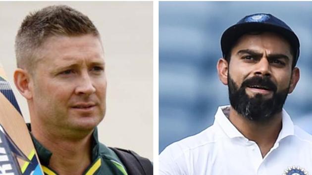 File image of Michael Clarke and Virat Kohli.(File) File image of Michael Clarke and Virat Kohli.(File)