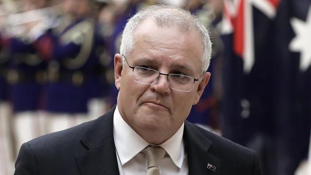 Australian Prime Minister Scott Morrison reviews an honor guard during a ceremony in Tokyo.(AP/ FILE) Australian Prime Minister Scott Morrison reviews an honor guard during a ceremony in Tokyo.(AP/ FILE)