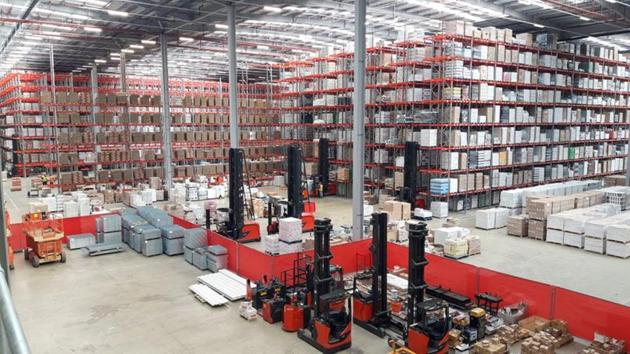 General view of Europa Worldwide Group's warehouse in Corby, Britain.(Reuters) General view of Europa Worldwide Group's warehouse in Corby, Britain.(Reuters)