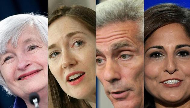 The team includes Janet Yellen, Heather Boushey, Jared Bernstein, and Neera Tanden.(AFP) The team includes Janet Yellen, Heather Boushey, Jared Bernstein, and Neera Tanden.(AFP)