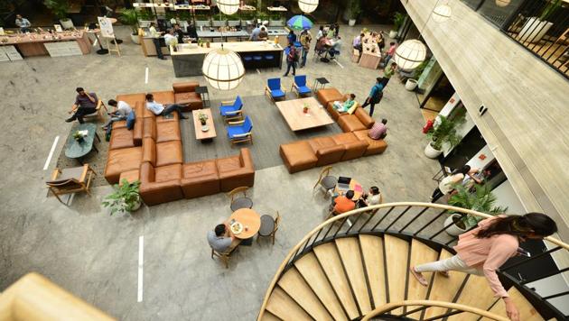 The share of coworking space take-up in overall office leasing activity is poised to rebound to about 15 per cent share in 2021, similar to the 2019 level.(HT File Photo) The share of coworking space take-up in overall office leasing activity is poised to rebound to about 15 per cent share in 2021, similar to the 2019 level.(HT File Photo)