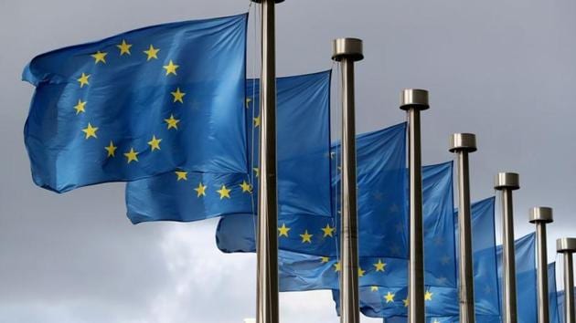 European Union flags flutter in front of the European Commission headquarters in Brussels, Belgium.(Reuters/ File photo) European Union flags flutter in front of the European Commission headquarters in Brussels, Belgium.(Reuters/ File photo)