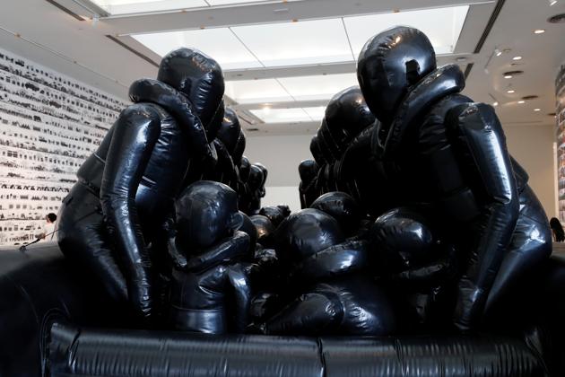 Ai Weiwei’s installations tend towards an amalgamation of the contemporary world and traditional Chinese modes of thought and production. His works often inspire dialogue about cultural issues. (REUTERS/Jorge Silva)