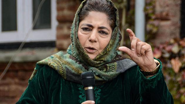 Mufti’s PDP and the National Conference have formed the People’s Alliance for Gupkar Declaration to work for the restoration of Article 370, which was nullified last year, along with other regional parties.(PTIm) Mufti’s PDP and the National Conference have formed the People’s Alliance for Gupkar Declaration to work for the restoration of Article 370, which was nullified last year, along with other regional parties.(PTIm)