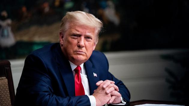 Trump had vehemently opposed mail-in ballots on the basis of unproven claims of electoral fraud. (Bloomberg) Trump had vehemently opposed mail-in ballots on the basis of unproven claims of electoral fraud. (Bloomberg)