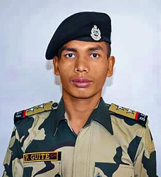 Slain BSF sub-inspector Paotinsat Guite.(PTI)