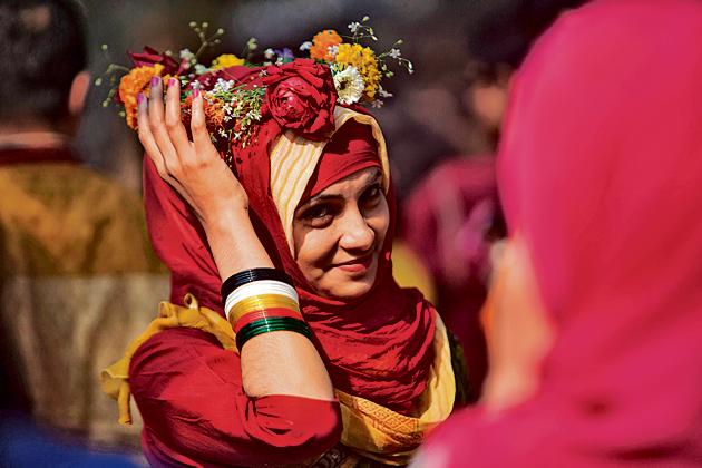 Celebrating the arrival of spring on the first day of Falgoon at the Dhaka University campus in Dhaka, Bangladesh. It’s the sort of freedom that the captive daughters in Leesa Gazi’s novel cannot hope to enjoy. (Zakir Hossain Chowdhury/NurPhoto via Getty Images) Celebrating the arrival of spring on the first day of Falgoon at the Dhaka University campus in Dhaka, Bangladesh. It’s the sort of freedom that the captive daughters in Leesa Gazi’s novel cannot hope to enjoy. (Zakir Hossain Chowdhury/NurPhoto via Getty Images)