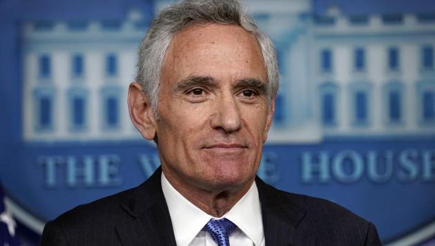 FILE - In this Sept. 23, 2020, file photo White House coronavirus adviser Dr. Scott Atlas speaks during a news conference in the James Brady Press Briefing Room of the White House in Washington. (AP Photo/Evan Vucci, File) (AP) FILE - In this Sept. 23, 2020, file photo White House coronavirus adviser Dr. Scott Atlas speaks during a news conference in the James Brady Press Briefing Room of the White House in Washington. (AP Photo/Evan Vucci, File) (AP)