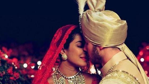 Priyanka Chopra Hindu wedding red lehenga photos, Unseen pictures