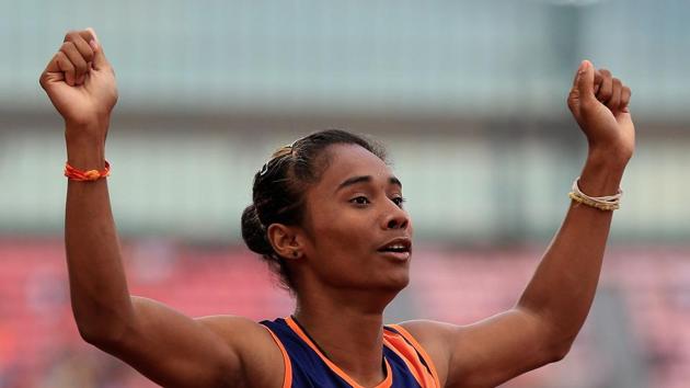 File image of Hima Das.(Getty Images for IAAF)