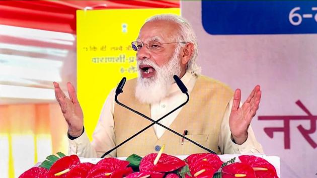 Prime Minister Narendra Modi spoke to Pinarayi Vijayan and E Palaniswami on Wednesday as Kerala and Tamil Nadu prepare to face Cyclone Burevi.(PTI) Prime Minister Narendra Modi spoke to Pinarayi Vijayan and E Palaniswami on Wednesday as Kerala and Tamil Nadu prepare to face Cyclone Burevi.(PTI)