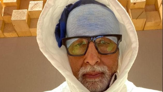 Amitabh Bachchan joked that he is channelling the Yeti with his look. Amitabh Bachchan joked that he is channelling the Yeti with his look.