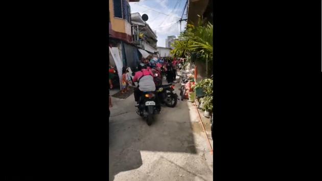 The video was shared on Facebook by a user of the platform named Dann Kayne Suarez. The video was shared on Facebook by a user of the platform named Dann Kayne Suarez.
