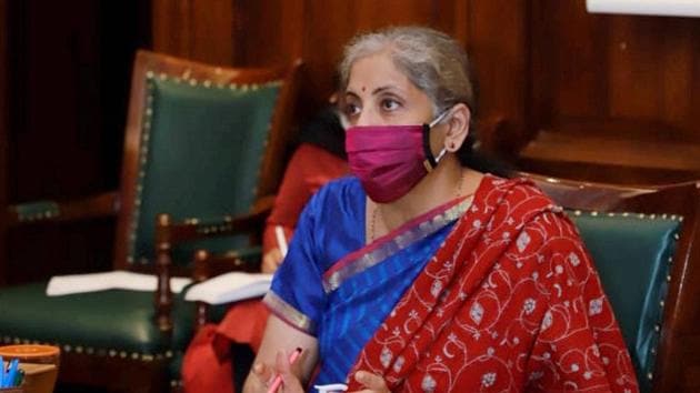 Union Finance Minister Nirmala Sitharaman said that government has been more measured in its approach because of limited resources and to curb its budget deficit from ballooning.(PTI) Union Finance Minister Nirmala Sitharaman said that government has been more measured in its approach because of limited resources and to curb its budget deficit from ballooning.(PTI)