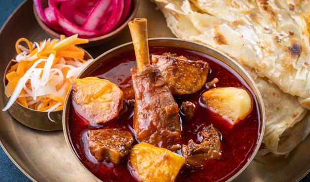 The Aloo aur Gosht ka Salan by Ghosht Stories, a cloud kitchen in Mumbai that serves up only mutton dishes.