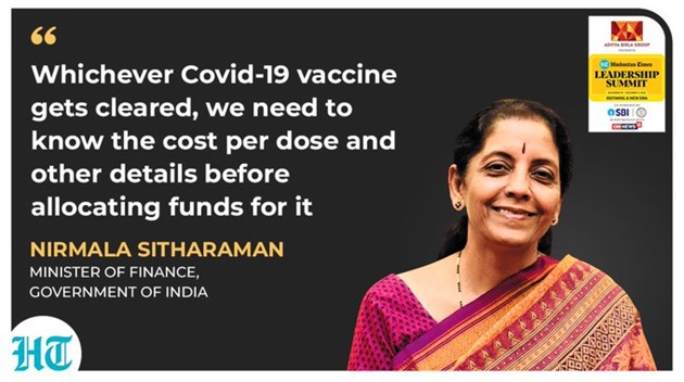 Union finance minister Nirmala Sitharaman.(HT Photo) Union finance minister Nirmala Sitharaman.(HT Photo)