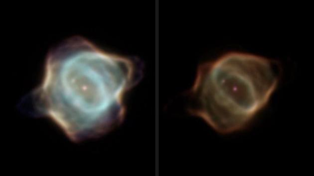 The image shows nebula Hen 3-1357, nicknamed the Stingray nebula.(Instagram/@nasahubble)