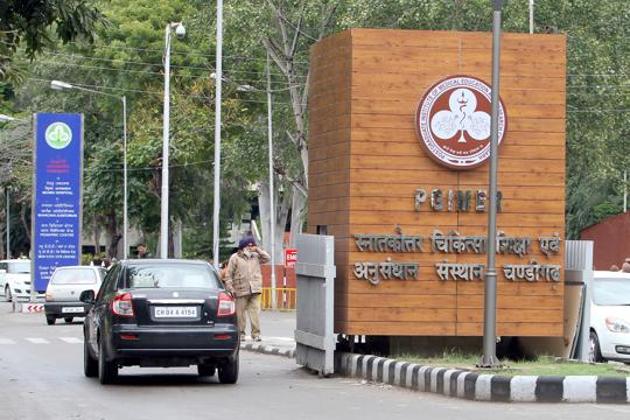 Experts at the Post Graduate Institute of Medical Education and Research in Chandigarh (pictured here) recently performed a complex medical procedure to harvest the kidneys of a one month old infant. (HT Photo) Experts at the Post Graduate Institute of Medical Education and Research in Chandigarh (pictured here) recently performed a complex medical procedure to harvest the kidneys of a one month old infant. (HT Photo)