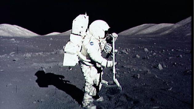 The firms will collect a small amount of lunar regolith and transfer the collected material to NASA.(AFP) The firms will collect a small amount of lunar regolith and transfer the collected material to NASA.(AFP)