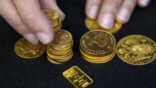 In the previous trade, the gold had closed at Rs 48,949 per 10 gram.(Reuters) In the previous trade, the gold had closed at Rs 48,949 per 10 gram.(Reuters)