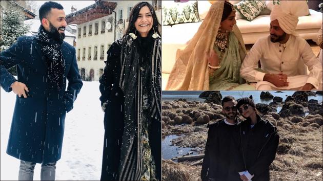 Sonam-Anand throw romance in the air like confetti and these mushy messages are proof(Instagram/sonamkapoor) Sonam-Anand throw romance in the air like confetti and these mushy messages are proof(Instagram/sonamkapoor)
