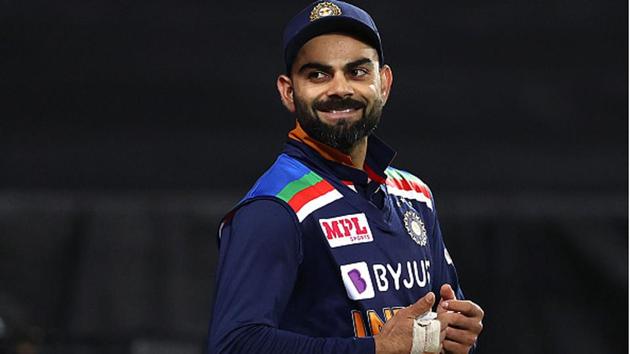 Virat Kohli spotted in a good mood after the first T20I.(Getty Images) Virat Kohli spotted in a good mood after the first T20I.(Getty Images)