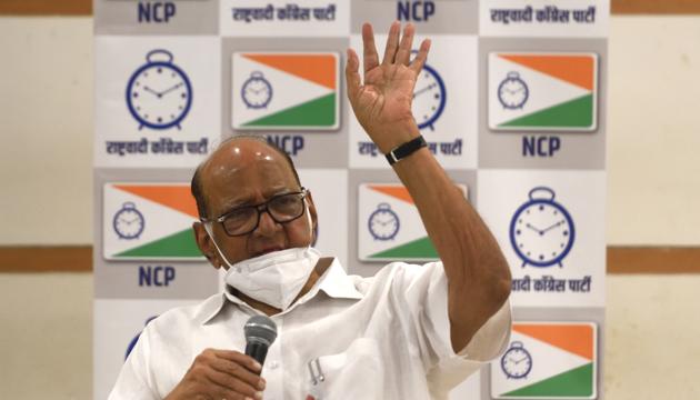 NCP and Shiv Sena leaders have played down Pawar’s remarks on Rahul Gandhi’s leadership, saying they have no connection with the stability of the three-party state government.(Satish Bate/HT File Photo) NCP and Shiv Sena leaders have played down Pawar’s remarks on Rahul Gandhi’s leadership, saying they have no connection with the stability of the three-party state government.(Satish Bate/HT File Photo)