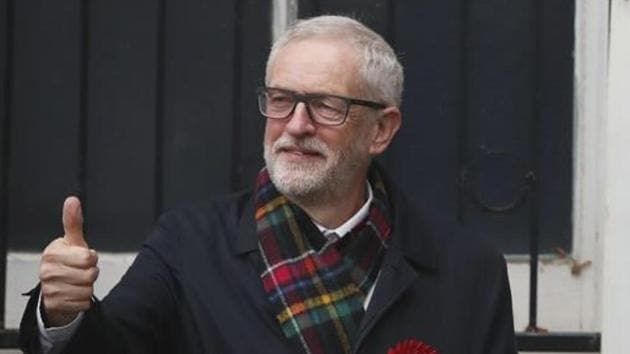 Former Labour Party leader Jeremy Corbyn is among the 36 MPs who have sought UK government’s intervention on the three farm laws recently passed in India.(AP Photo) Former Labour Party leader Jeremy Corbyn is among the 36 MPs who have sought UK government’s intervention on the three farm laws recently passed in India.(AP Photo)