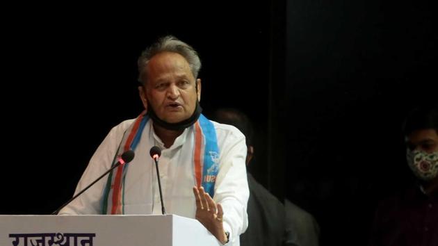 File photo: Rajasthan chief minister Ashok Gehlot.(Himanshu Vyas/ Hindustan Times) File photo: Rajasthan chief minister Ashok Gehlot.(Himanshu Vyas/ Hindustan Times)