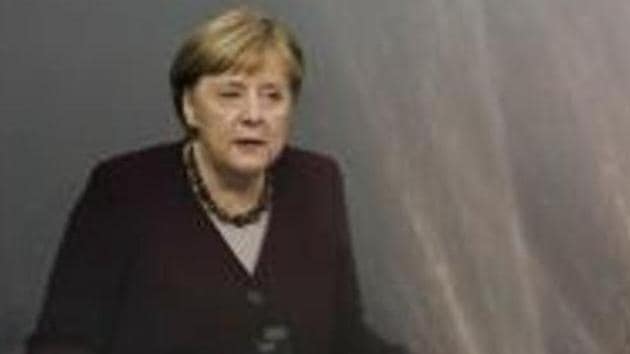 German Chancellor Angela Merkel.(AP)