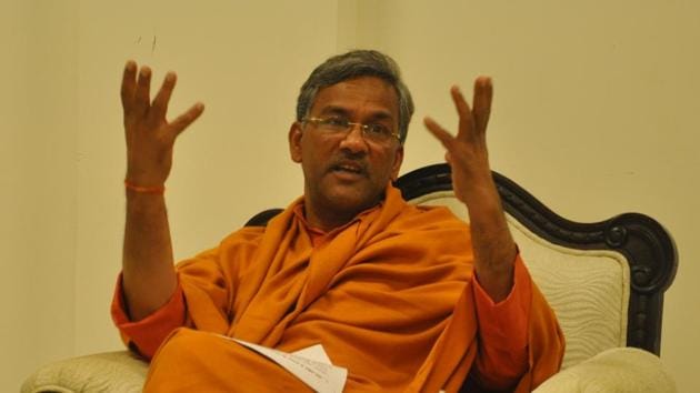 File photo: Uttarakhand chief minister Trivendra Singh Rawat. (HT Photo) File photo: Uttarakhand chief minister Trivendra Singh Rawat. (HT Photo)
