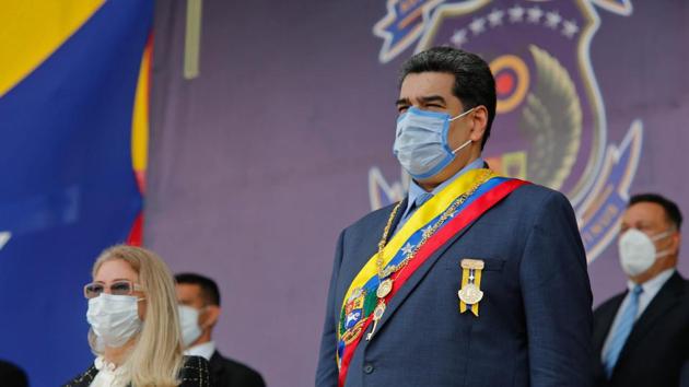 President Nicolas Maduro is poised to regain control of Venezuela’s National Assembly on Sunday, in a vote that’s being boycotted by the main opposition parties(AFP)