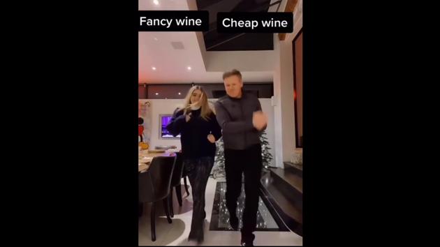 The image shows Gordon Ramsay and Tilly dancing.(Instagram/@gordongram)