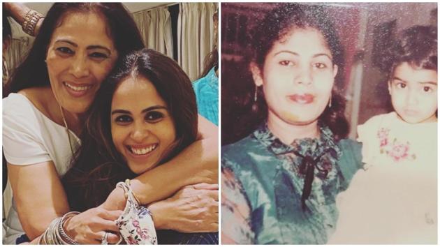 Genelia D’Souza with her mother Jeanette(Instagram)