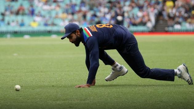 Ravindra Jadeja dropping a catch.(REUTERS)