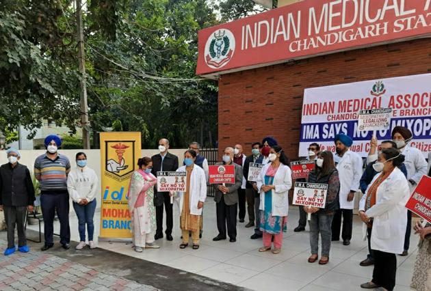 IMA Chandigarh Protests Over Centre Allowing AYUSH Doctors To Perform Surgery Hindustan Times