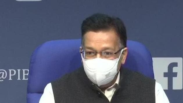 Health secretary Rajesh Bhushan onTuesday revealed the details of Co-WIN app through which one would be able to self-register for vaccine. (Photo: ANI)