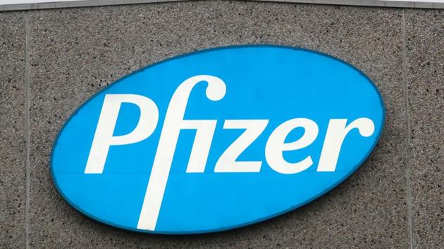FILE PHOTO: A logo of Pfizer is seen at the entrance to the Pfizer factory in Puurs, Belgium Dec. 3, 2020. REUTERS/Yves Herman/File Photo/File Photo(REUTERS) FILE PHOTO: A logo of Pfizer is seen at the entrance to the Pfizer factory in Puurs, Belgium Dec. 3, 2020. REUTERS/Yves Herman/File Photo/File Photo(REUTERS)