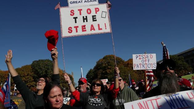 People rally in support of US President Donald Trump in Harrisburg, Pennsylvania, US. (Reuters/ File photo) People rally in support of US President Donald Trump in Harrisburg, Pennsylvania, US. (Reuters/ File photo)