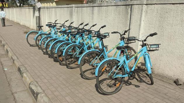 Cycles parked at Kharadi in Pune, India, on Monday, December 7, 2020.(Shankar Narayan/HT PHOTO) Cycles parked at Kharadi in Pune, India, on Monday, December 7, 2020.(Shankar Narayan/HT PHOTO)