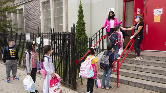 Health officials say the virus does not appear to be spreading rapidly in classrooms themselves, perhaps because children may be less likely to spread or contract the virus. Instead, many cases among youngsters and educators have been traced to activities outside school.(AP file photo) Health officials say the virus does not appear to be spreading rapidly in classrooms themselves, perhaps because children may be less likely to spread or contract the virus. Instead, many cases among youngsters and educators have been traced to activities outside school.(AP file photo)