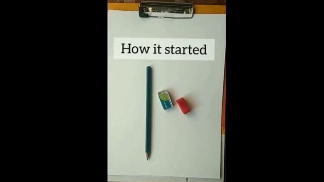 The image is a screengrab taken from the video shared on Instagram. (Instagram/@aayuzz.art) The image is a screengrab taken from the video shared on Instagram. (Instagram/@aayuzz.art)