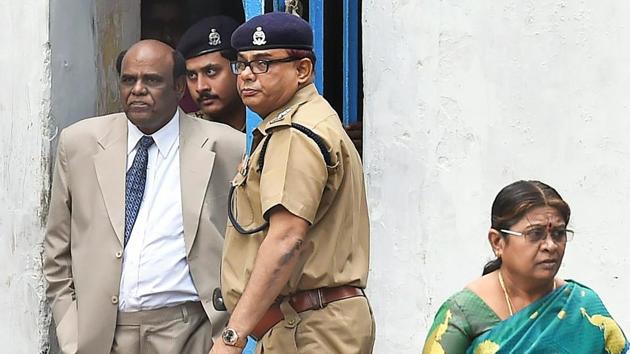 Former justice CS Karnan complained of fatigue and weakness last evening before he was shifted to a hospital.(PTI Photo)