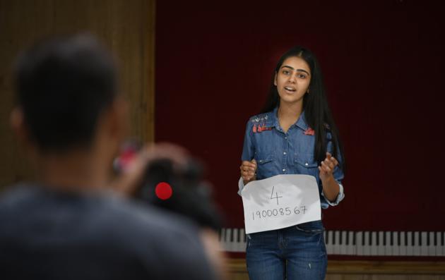 Auditions for various societies used to be held with great fervour on campus in pre-Covid times. This year, these are being hosted online.(Photo: Sushil Kumar/HT)