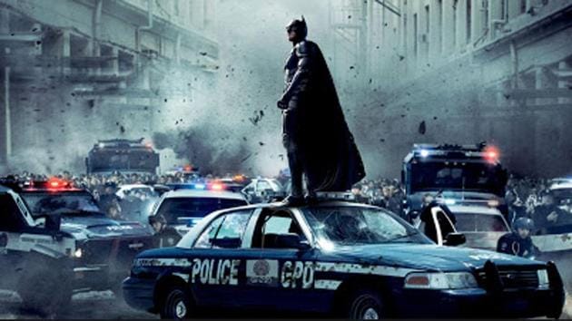 While the Dark Knight Rises production was mainly set up in Pittsburgh, Nathan Crowley says he and Christopher Nolan both decided it was finally time to bring their franchise to New York City and set Gotham City up there. (Courtesy Warner Bros. Pictures / DC Comics )