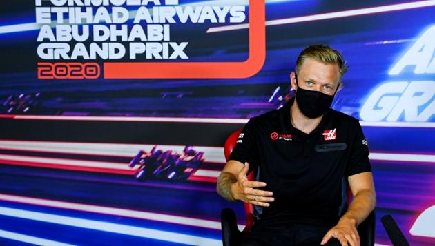 Formula One F1 - Abu Dhabi Grand Prix - Yas Marina Circuit, Abu Dhabi, United Arab Emirates - December 10, 2020 Haas' Kevin Magnussen during the press conference FIA/Handout via REUTERS ATTENTION EDITORS - THIS IMAGE HAS BEEN SUPPLIED BY A THIRD PARTY. NO RESALES. NO ARCHIVES(REUTERS) Formula One F1 - Abu Dhabi Grand Prix - Yas Marina Circuit, Abu Dhabi, United Arab Emirates - December 10, 2020 Haas' Kevin Magnussen during the press conference FIA/Handout via REUTERS ATTENTION EDITORS - THIS IMAGE HAS BEEN SUPPLIED BY A THIRD PARTY. NO RESALES. NO ARCHIVES(REUTERS)