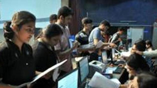 The admission process of Master of Engineering (ME) and Master of Technology (MTech) will begin from December 11. Master of Computer Application, Master of Pharmacy, Master of Architecture and Hotel Management and Catering Technology (BHMCT) will start from December 10. (HT FILE PHOTO) The admission process of Master of Engineering (ME) and Master of Technology (MTech) will begin from December 11. Master of Computer Application, Master of Pharmacy, Master of Architecture and Hotel Management and Catering Technology (BHMCT) will start from December 10. (HT FILE PHOTO)