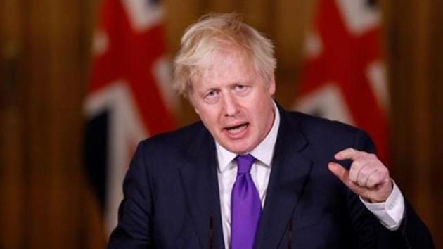 Britain's Prime Minister Boris Johnson. (REUTERS) Britain's Prime Minister Boris Johnson. (REUTERS)