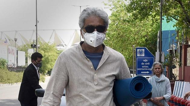 Civil rights activist Gautam Navlakha, was arrested in the 2018 Bhima Koregaon violence case. (HT Photo) Civil rights activist Gautam Navlakha, was arrested in the 2018 Bhima Koregaon violence case. (HT Photo)