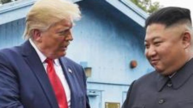 The two sides have made little progress since Donald Trump walked out of his last summit with Kim Jong Un in Hanoi in early 2019.(AP file photo)